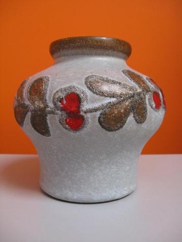 retro vintage fat lava keramiek vaas Strehla Germany GDR 70s beschikbaar voor biedingen