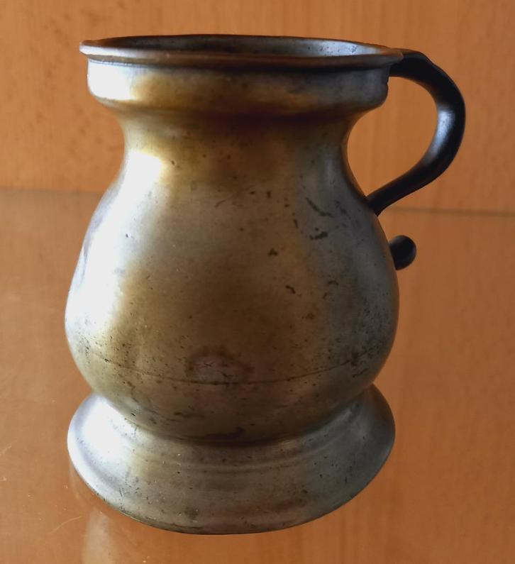 Engels inhoudsmaatje Gill met merktekens, Antiek en Kunst, Antiek | Tin, Ophalen of Verzenden