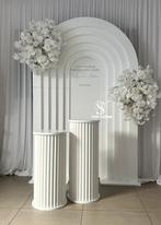 3D backdrop met zuilen en bloemen - Verhuur, Ophalen, Zo goed als nieuw