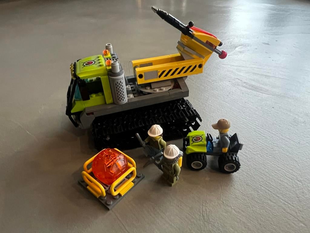 LEGO City Vulkaan Crawler 60122, Ophalen of Verzenden, Zo goed als nieuw, Complete set, Lego