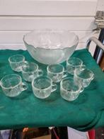 punch of bowl set arcoroc france glas, Huis en Inrichting, Keuken | Servies, Ophalen of Verzenden