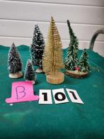 denneboompjes mini decoratie 5x [b101], Diversen, Kerst, Ophalen of Verzenden