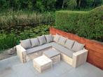 Steigerhout Lounge Tuinbank Loungebank GRATIS TAFELTJE, Tuin en Terras, Ophalen of Verzenden, Nieuw, Overige materialen