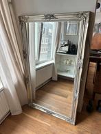 Grote spiegel zilverkleurig, sierlijst, facet geslepen, Huis en Inrichting, Woonaccessoires | Spiegels, Ophalen, Gebruikt, 100 tot 150 cm