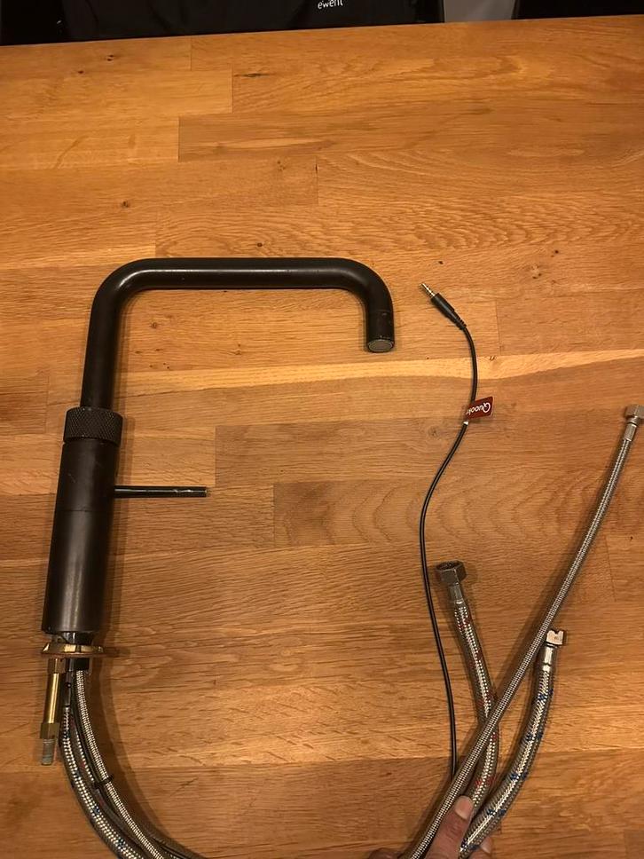 Quooker fusion square Zwart, Huis en Inrichting, Keuken | Keukenelementen, Zo goed als nieuw, Minder dan 100 cm, Minder dan 50 cm