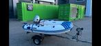 Rubberboot met 8 PK motor - Zo goed als nieuw!, Watersport en Boten, Rubberboten, Overige merken, Ophalen of Verzenden, Zo goed als nieuw