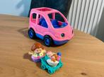 Little People : Auto met moeder en baby - met geluid, Ophalen, Gebruikt, Auto of Voertuig, Met geluid