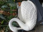 Zwanen beeld porselein 40 breed 28 h met hoofd, Verzamelen, Ophalen, Zo goed als nieuw, Mens