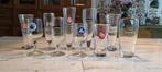 Vintage Bierglazen jaren 60 - 10 stuks, Verzamelen, Glas en Borrelglaasjes, Ophalen of Verzenden, Zo goed als nieuw, Bierglas