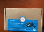 Silent click wired mouse blue built, Bedraad, Nieuw, Ophalen of Verzenden, Muis