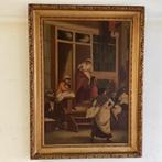 Stadsgezicht Amsterdam - in de Jordaan, Antiek en Kunst, Kunst | Schilderijen | Klassiek, Ophalen