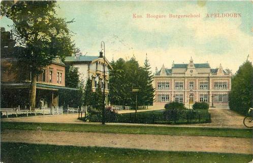 (300-464-037) Apeldoorn Kon Hoogere Burgerschool, Verzamelen, Ansichtkaarten | Nederland, Gelderland, Verzenden