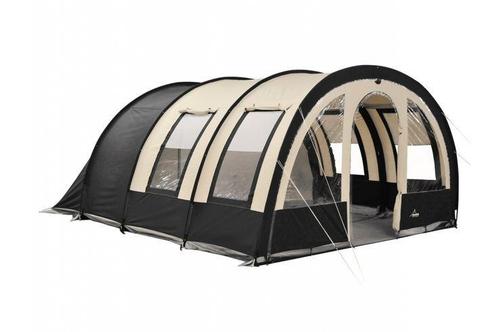 Obelink Record 6 Antraciet Tunneltent KATOEN, Caravans en Kamperen, Tenten, tot en met 4, Zo goed als nieuw, Ophalen