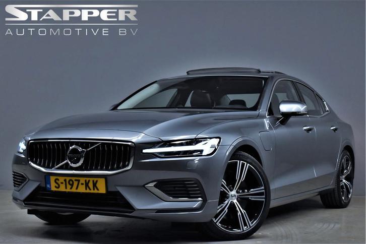Volvo S60 2.0 RechargeT8 AWD 390pk Inscription Pano/B&W/Trek, Auto's, Volvo, Bedrijf, Te koop, S60, 360° camera, 4x4, ABS, Achteruitrijcamera