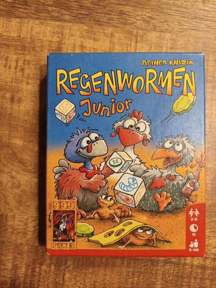 Spel Regenwormen junior., Hobby en Vrije tijd, Gezelschapsspellen | Bordspellen, Ophalen of Verzenden