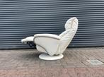 Witte leren himolla easyswing relax stoel / relax fauteuil, Huis en Inrichting, Fauteuils, Ophalen, Nvt, Nvt, Nvt