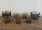 Vintage rookglas, Huis en Inrichting, Keuken | Servies, Glas, Overige stijlen, Gebruikt, Ophalen of Verzenden