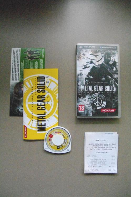 Metal Gear Solid Peace Walker PSP (compleet), Spelcomputers en Games, Games | Sony PlayStation Portable, Zo goed als nieuw, Ophalen of Verzenden