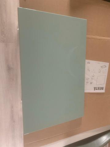 IKEA Selsviken deurtjes lichtgroen glanzend voor Besta - afbeelding 2