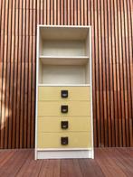 Vintage retro jaren 70 kast, Huis en Inrichting, Kasten | Wandmeubels, Ophalen, Met plank(en), Gebruikt, 100 tot 150 cm