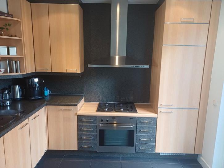 Complete Hoekkeuken met Apparatuur, Huis en Inrichting, Keuken | Complete keukens, Gebruikt, Hoekkeuken, Overige kleuren, Kunststof