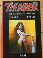 Don Lawrence Thunder Mag 11 September 1986 Roodhaar Warrior, Verzenden, Eén stripboek, Don lawrence, Zo goed als nieuw