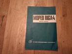 Instructieboek bromfiets Moped RIGA-4  USSR Moskva, Fietsen en Brommers, Ophalen of Verzenden, Gebruikt