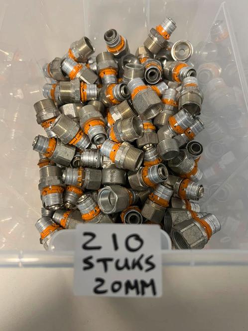 Uponor Perskoppelingen 210 stuks 20mm Partij! nieuw!, Witgoed en Apparatuur, Thuistaps, Nieuw, Overige merken, Ophalen of Verzenden