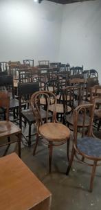 Partij 50 stuks o.a Thonet voor winkelinrichting, Huis en Inrichting, Stoelen, Ophalen, Gebruikt, Bruin, Vijf, Zes of meer stoelen