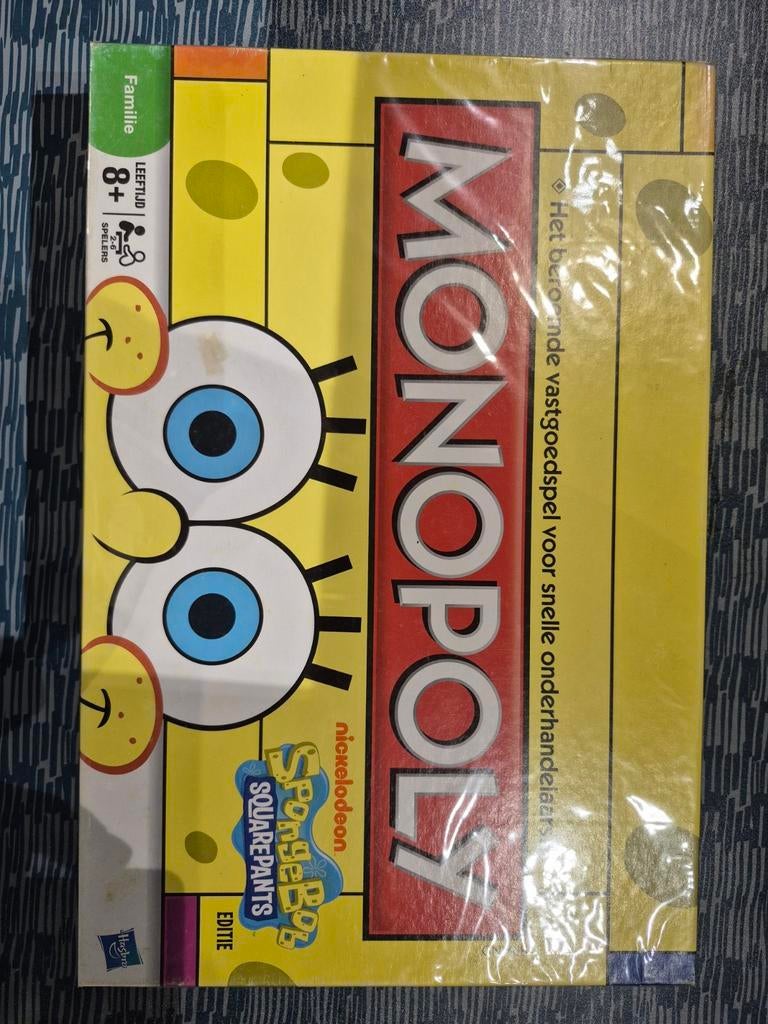 Monopoly Spongebob - Leuk Bordspel!, Hobby en Vrije tijd, Gezelschapsspellen | Bordspellen, Vijf spelers of meer, Ophalen of Verzenden