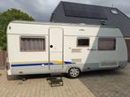 Burstner 465TS caravan met Mover + zonnepaneel + Nwe banden, Caravans en Kamperen, Caravans, 70 kg, Rondzit, Kachel, Particulier