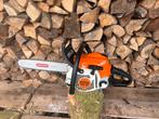 Stihl ms181 kettingzaag. Nieuw blad en ketting 35cm, Stihl, Ms 181, Ophalen of Verzenden, Zo goed als nieuw