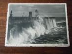 Z14 - Vlissingen - Boulevard bij storm - 1937 - Mooie kaart, Noord-Holland, Ophalen of Verzenden, 1920 tot 1940