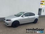 Mazda 3 1.6 Touring Sportline, '06, airco, navi, apk tot jul, Auto's, Mazda, Stof, Gebruikt, Zwart, 4 cilinders