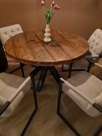 Ronde Eetkamertafel 120cm, Huis en Inrichting, Tafels | Eettafels, Ophalen, Rond, Zo goed als nieuw, Vier personen