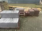 Nieuwe sneldekkers dakpannen - bruin/rood, Ophalen, Steen of Klei, Nieuw, 15 m² of meer