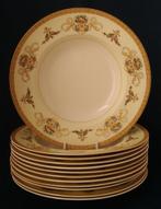 Alfred Meakin England - 12 soepborden met bloemstukken, Antiek en Kunst, Antiek | Servies los, Ophalen of Verzenden