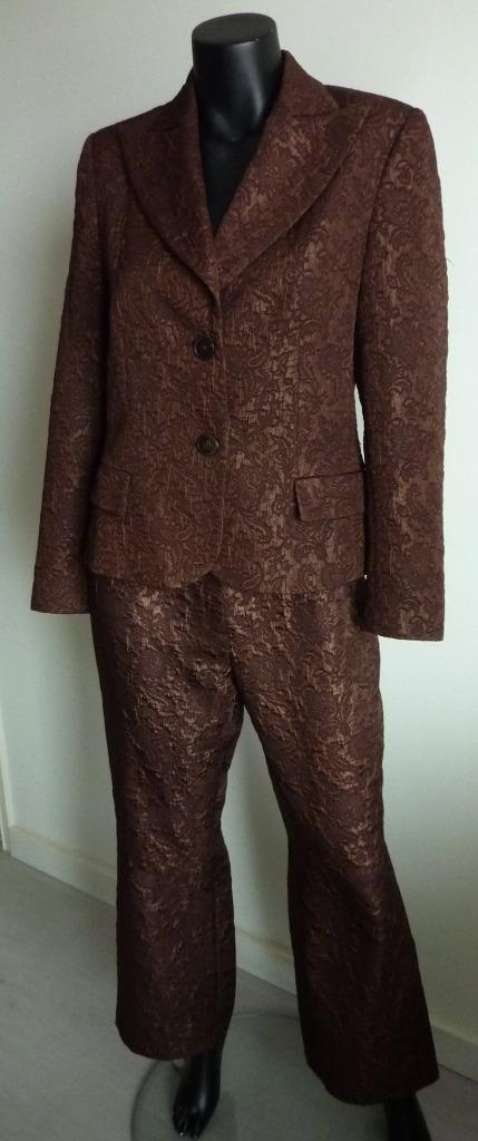 Tuzzi Pak (Colbert+Broek), Kleding | Dames, Jasjes, Kostuums en Pakken, Zo goed als nieuw, Kostuum of Pak, Maat 38/40 (M), Bruin