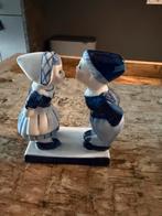 Delfts Blauw Beeldje - Twee Poppetjes, Antiek en Kunst, Ophalen of Verzenden