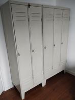 Vintage metalen locker kasten - 2 stuks, Ophalen, Gebruikt, Vintage