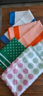 Vintage Sjaals 4 stuks - Stippen Patronen/ Polkadot, Ophalen of Verzenden, Zo goed als nieuw, Maat 46/48 (XL) of groter, Sjaal