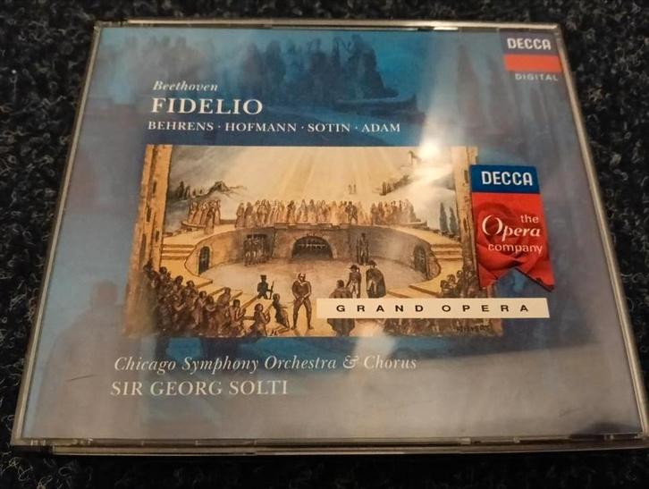 Beethoven - Fidelio (CD, Solti), Cd's en Dvd's, Cd's | Klassiek, Zo goed als nieuw, Opera of Operette, Classicisme, Met libretto
