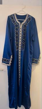 Marokkaanse Kaftan, Blauw, Maat 46/48 (XL) of groter, Ophalen of Verzenden, Zo goed als nieuw