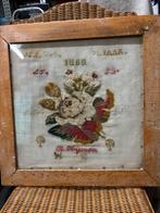 Antieke merklap, Antiek en Kunst, Antiek | Kleden en Textiel, Ophalen of Verzenden