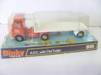 Dinky Toys 915 A.E.C. with Flat Trailer vrachtauto 1:43 mode, Ophalen of Verzenden, Zo goed als nieuw, Auto, Dinky Toys