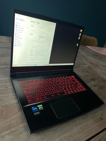 MSI GF63 Thin 15inch Gaming Laptop - Zo goed als nieuw! beschikbaar voor biedingen