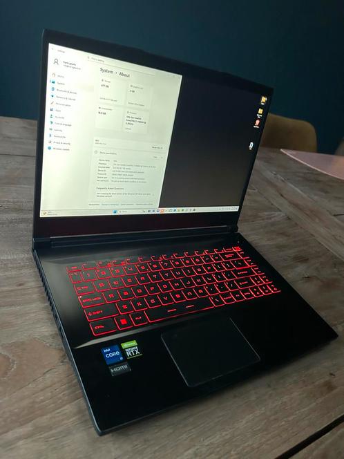 MSI GF63 Thin 15inch Gaming Laptop - Zo goed als nieuw!, Computers en Software, Windows Laptops, Zo goed als nieuw, 15 inch, SSD
