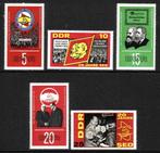 DDR 1966 1173/1177 SED 20 jaar, Postfris, Ophalen of Verzenden, DDR, Postfris