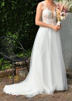 Trouwjurk bruidsjurk SaYes 40039 Amelie ivoor maat 36, Ophalen of Verzenden, Zo goed als nieuw, Wit, Trouwjurk