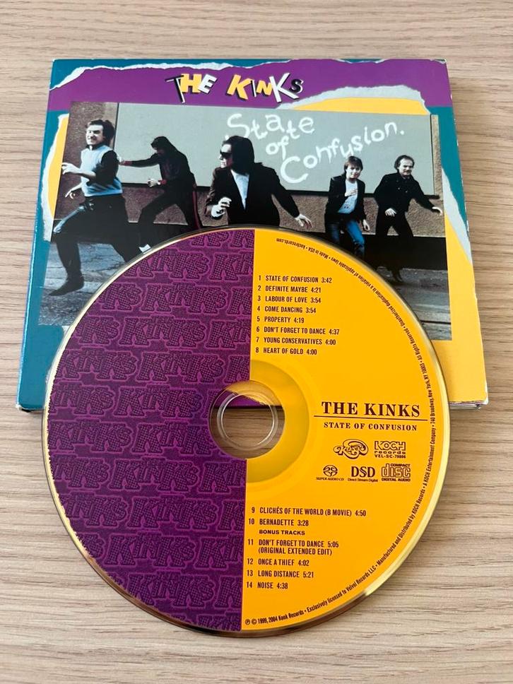 The Kinks State of Confusion Hybride SACD DSD, Cd's en Dvd's, Cd's | Rock, Zo goed als nieuw, Poprock, Ophalen of Verzenden